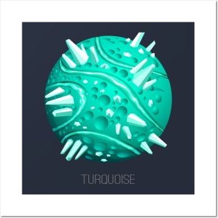 Turquoise Planet Posters and Art